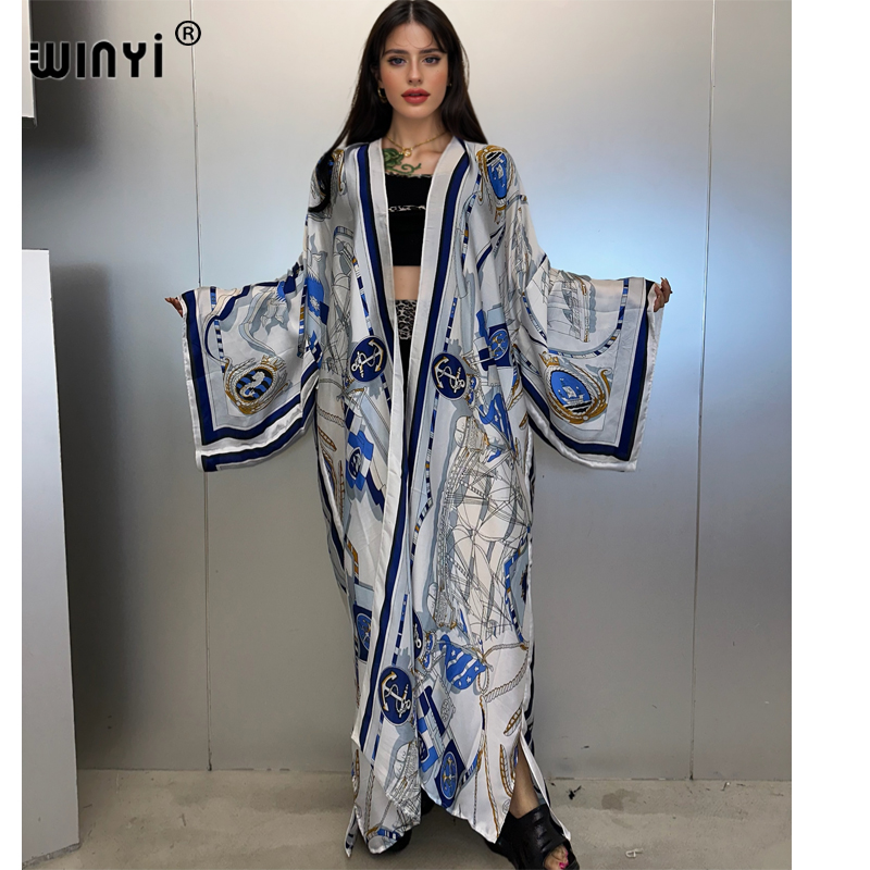 WINYI ชุดกิโมโนฤดูร้อน คาฟทัน  - Cover Up Kaftan บทวิจารณ์และราคา