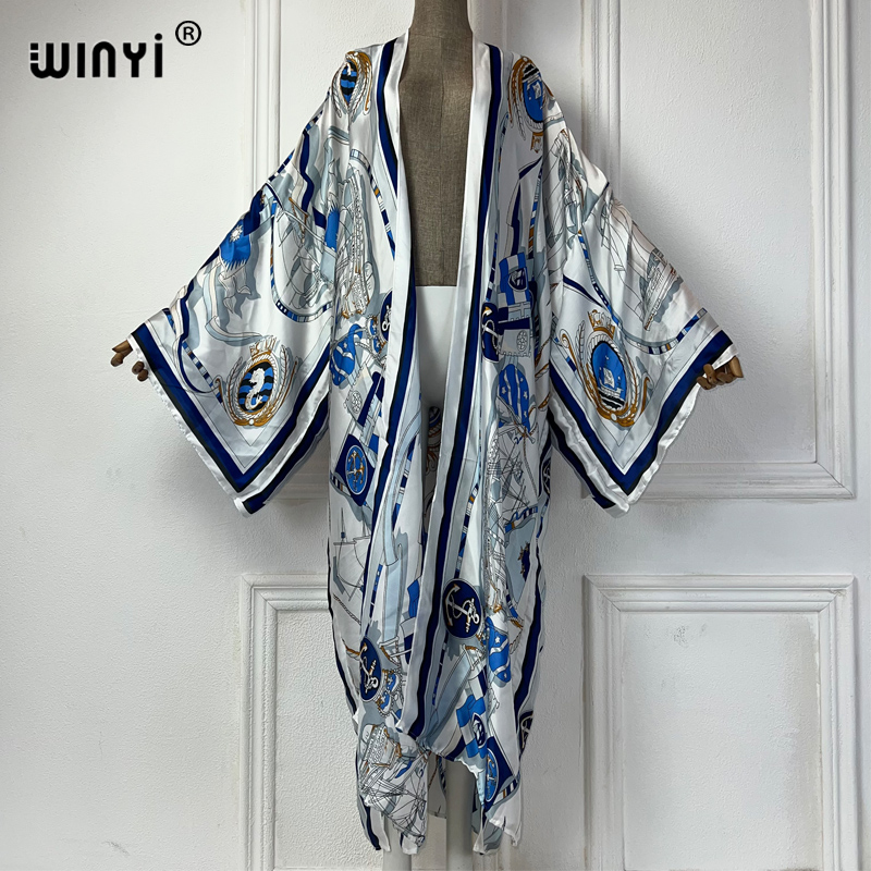 WINYI ชุดกิโมโนฤดูร้อน คาฟทัน  - Cover Up Kaftan บทวิจารณ์และราคา