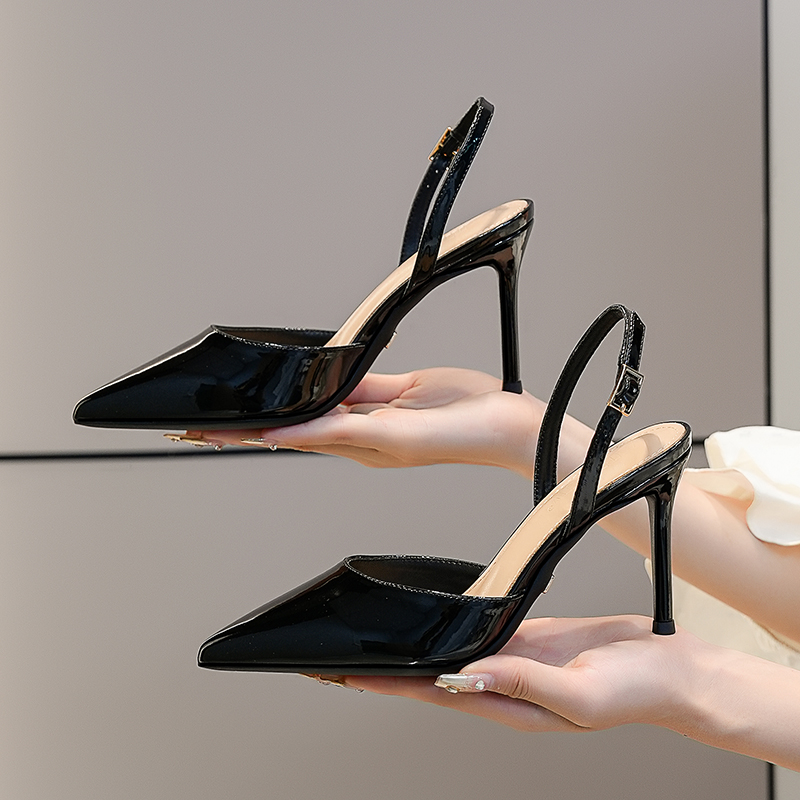 รองเท้าส้นสูงแบบมีสายรัด สไตล์ - Sandal Strappy Heeled บทวิจารณ์และราคา