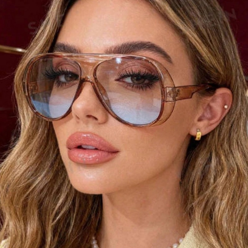 แว่นกันแดดทรงสี่เหลี่ยมขนาดใหญ - Sunglasses Cat Eye บทวิจารณ์และราคา