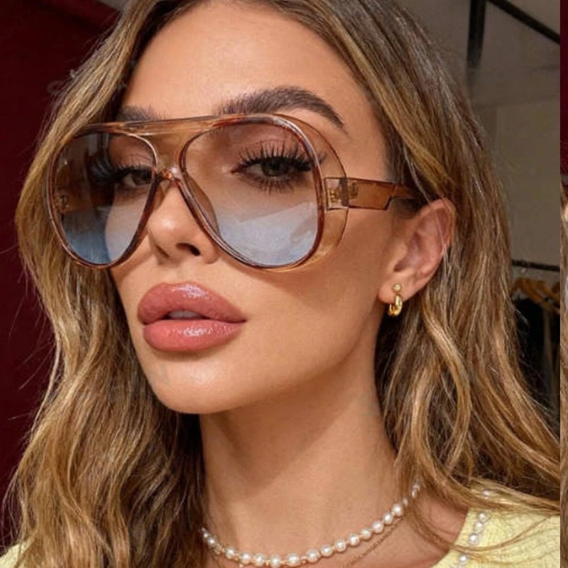 แว่นกันแดดทรงสี่เหลี่ยมขนาดใหญ - Sunglasses Cat Eye บทวิจารณ์และราคา