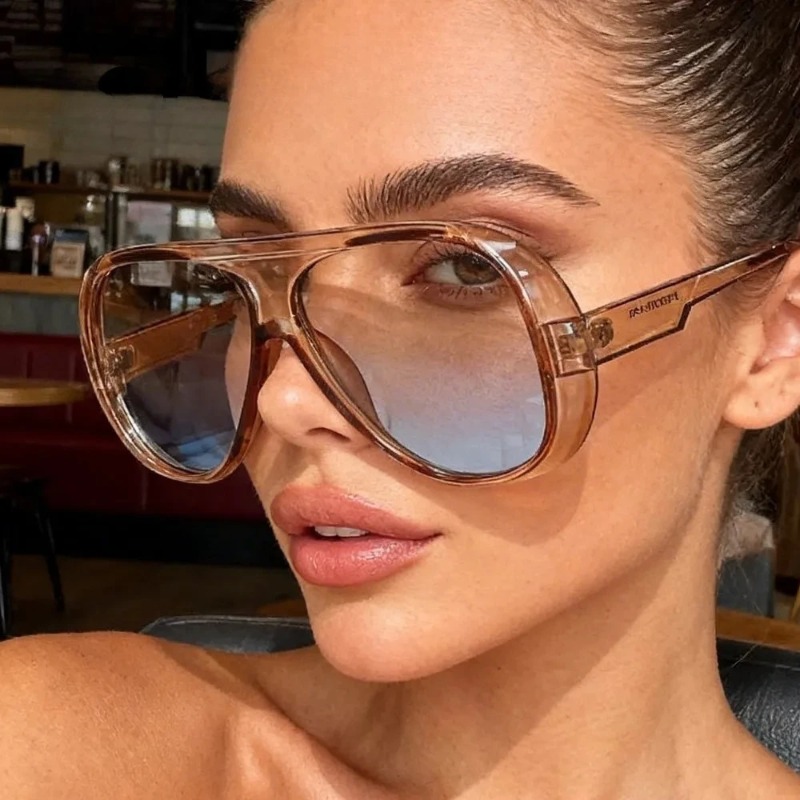 แว่นกันแดดทรงสี่เหลี่ยมขนาดใหญ - Sunglasses Cat Eye บทวิจารณ์และราคา